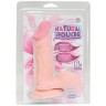Телесный фаллоимитатор на присоске NATURAL SEDUCER 6 FLESH DONG - 15,2 см.