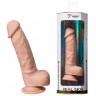 Телесный фаллоимитатор на присоске Real Skin Model 1 - 17,8 см.