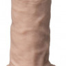 Телесный фаллоимитатор на присоске Real Skin Model 1 - 17,8 см.