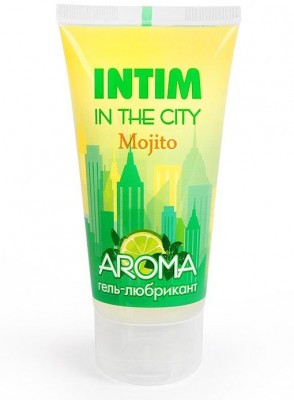 Увлажняющий лубрикант Intim Aroma с ароматом мохито - 60 гр.