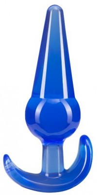 Синяя анальная пробка в форме якоря Large Anal Plug - 12,2 см.
