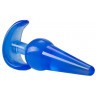 Синяя анальная пробка в форме якоря Large Anal Plug - 12,2 см.