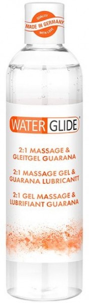 Гель-смазка 2-в-1 MASSAGE   LUBRICANT GUARANA - 300 мл.