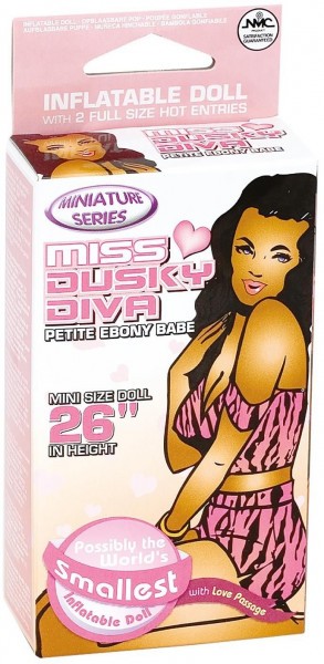 Надувная мини-кукла для фаллостимуляции MISS DUSKY DIVA MINI DOLL