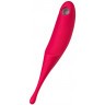 Красный вакуум-волновой стимулятор клитора Satisfyer Twirling Pro