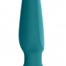 Бирюзовая анальная пробка с вибрацией Satisfyer Plug-ilicious 1 - 13,5 см.