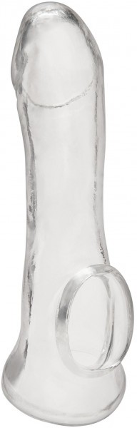 Прозрачная насадка на пенис Transparent Penis Enhancing Sleeve Extension - 15,9 см.