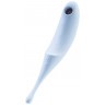 Голубой вакуум-волновой стимулятор клитора Satisfyer Twirling Pro