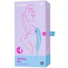 Голубой вакуум-волновой стимулятор клитора Satisfyer Twirling Pro