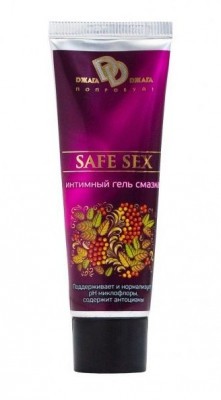 Интимная ухаживающая гель-смазка SAFE SEX - 30 мл.