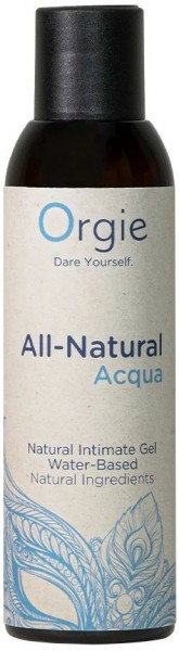 Интимный гель на водной основе Orgie All-Natural Acqua - 150 мл.