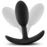 Черный анальный стимулятор Vibra Slim Plug Small - 8,8 см.