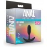 Черный анальный стимулятор Vibra Slim Plug Small - 8,8 см.