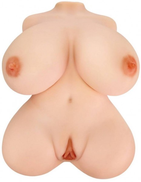Телесный мастурбатор-торс Big Titty Torso